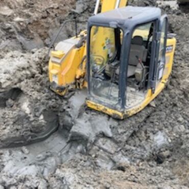 梅雨の現場